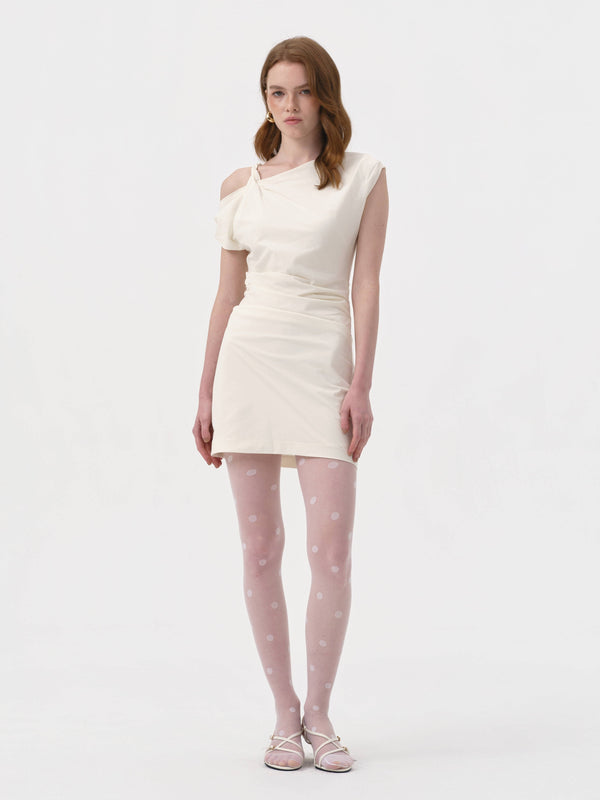 Veneta Mini Dress | IVORY