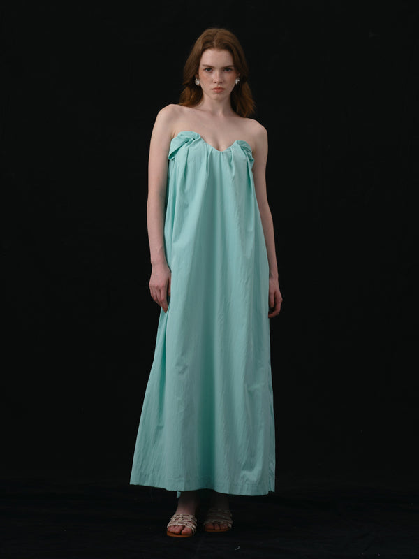 Chloris Maxi Dress | LIGHT TURQUOISE
