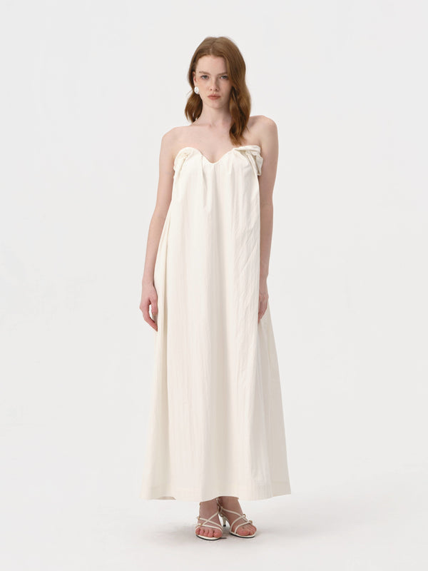 Chloris Maxi Dress | ECRU