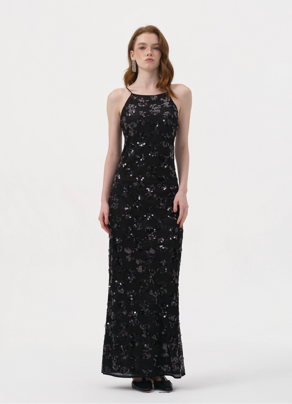 Kakia Maxi Dress | BLACK W SEQUIN