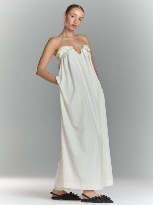 Chloris Maxi Dress | ECRU