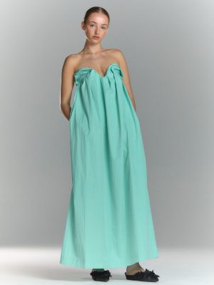 Chloris Maxi Dress | LIGHT TURQUOISE